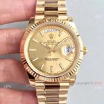 Replica Rolex Day Date II 40mm Watch All Gold Case